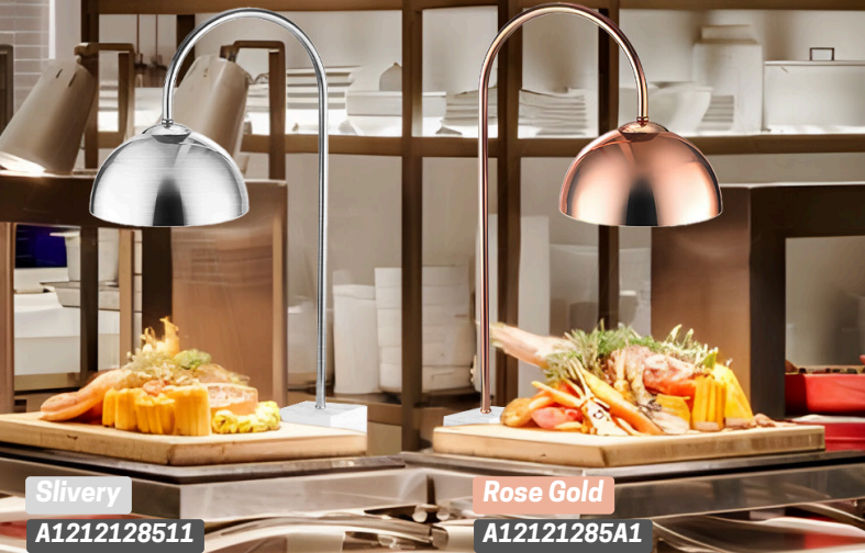 SUNNEX Najnowsza lampa do podgrzewania żywności na marmurowej podstawie